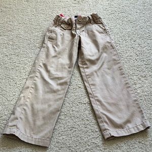 Gap girls 4 T khaki pants
